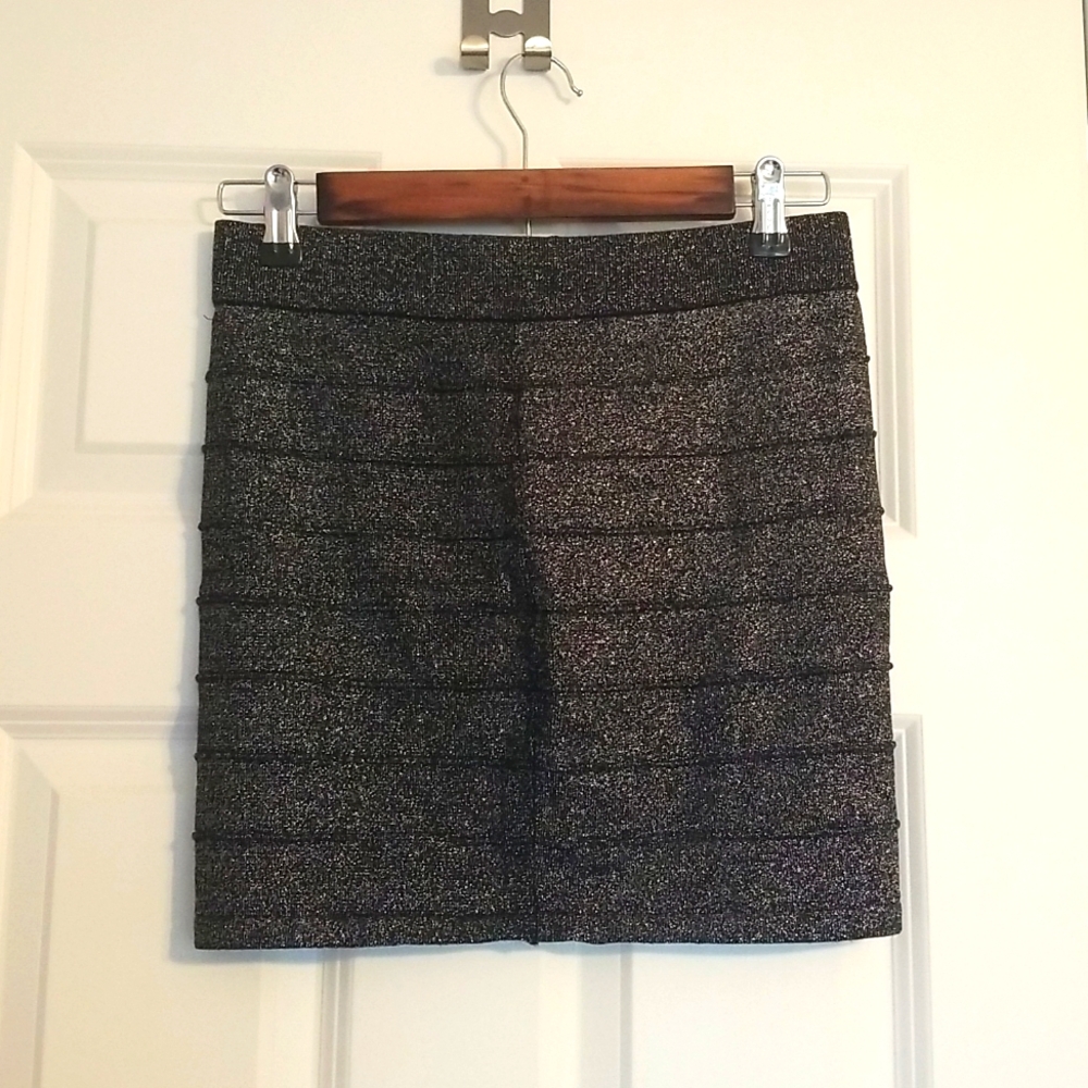 Shimmery Mini Skirt, Charlotte Russe, Size M